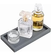 Heagoale Small Silicone Vanity Tray Bathroom Sink Organizer Rectangle Soap Holder for Kitchen, Sp...