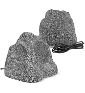 STUDIOFINIX 8" Outdoor Rock Bluetooth Speakers Waterproof Powerful 600 Watt Deep Bass All Weather...