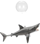 1 Pc Floating Shark Ornament - Adjustable Aquarium Shark Animal Decor | Aquarium Floating Shark T...