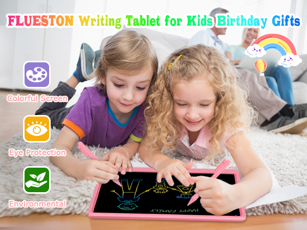 flueston writing tablet for kids birthday gifts