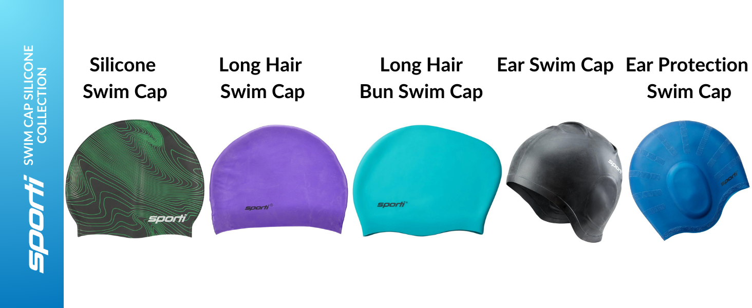 Sporti silicone swim cap