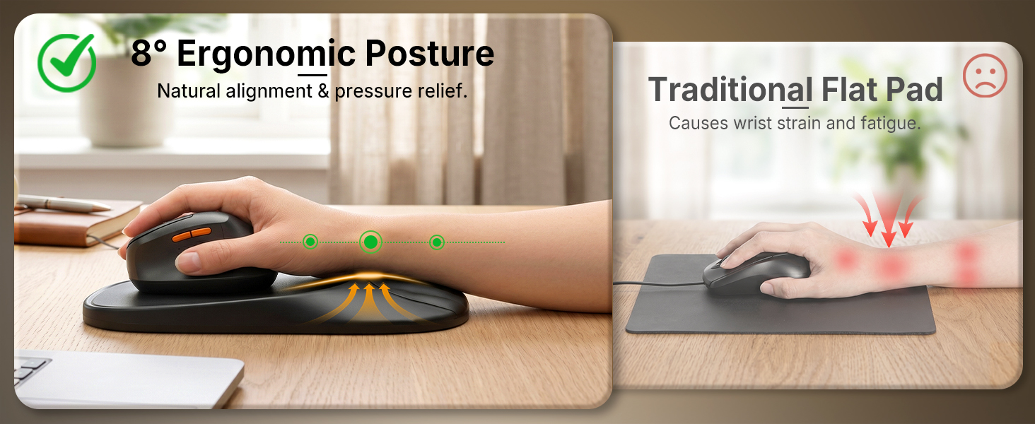 carpal tunnel pain relief mousepad wrist support cushion mat