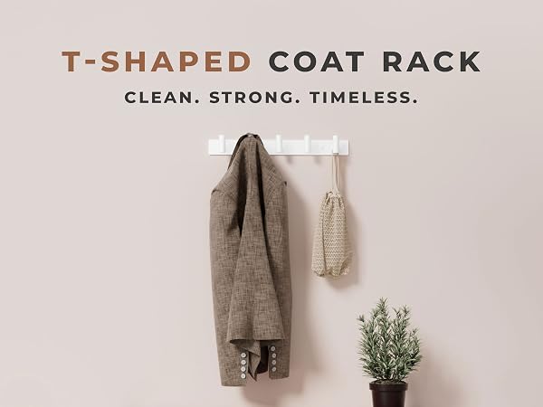 T-Shaped Coat Rack