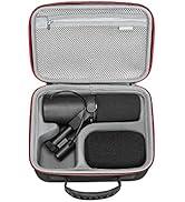 RLSOCO Case for Shure SM7B Vocal Dynamic Microphone/Shure MV7 USB Podcast Microphone