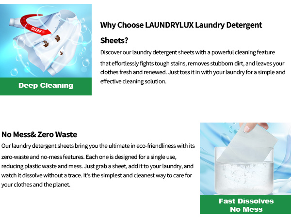 Laundry Detergent Sheet