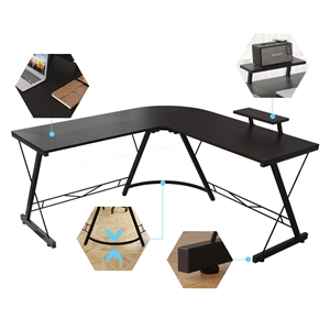 hook of home office computer desk