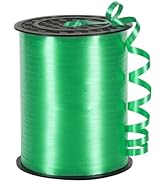 Green Curling Ribbon,3/16 inch x 500 Yards Dark Green Curling Ribbon for Gift Wrapping, New Year,...