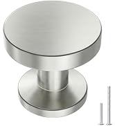 Goldenwarm 10 Pack Brushed Nickel Cabinet Knobs Round Nickel Drawer Knobs Kitchen Cabinet Handles...