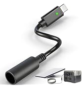 RVSPARK USB C to DC Adapter for Starlink Mini, Type C Male with Green LED Indicator to DC 5521 Fe...