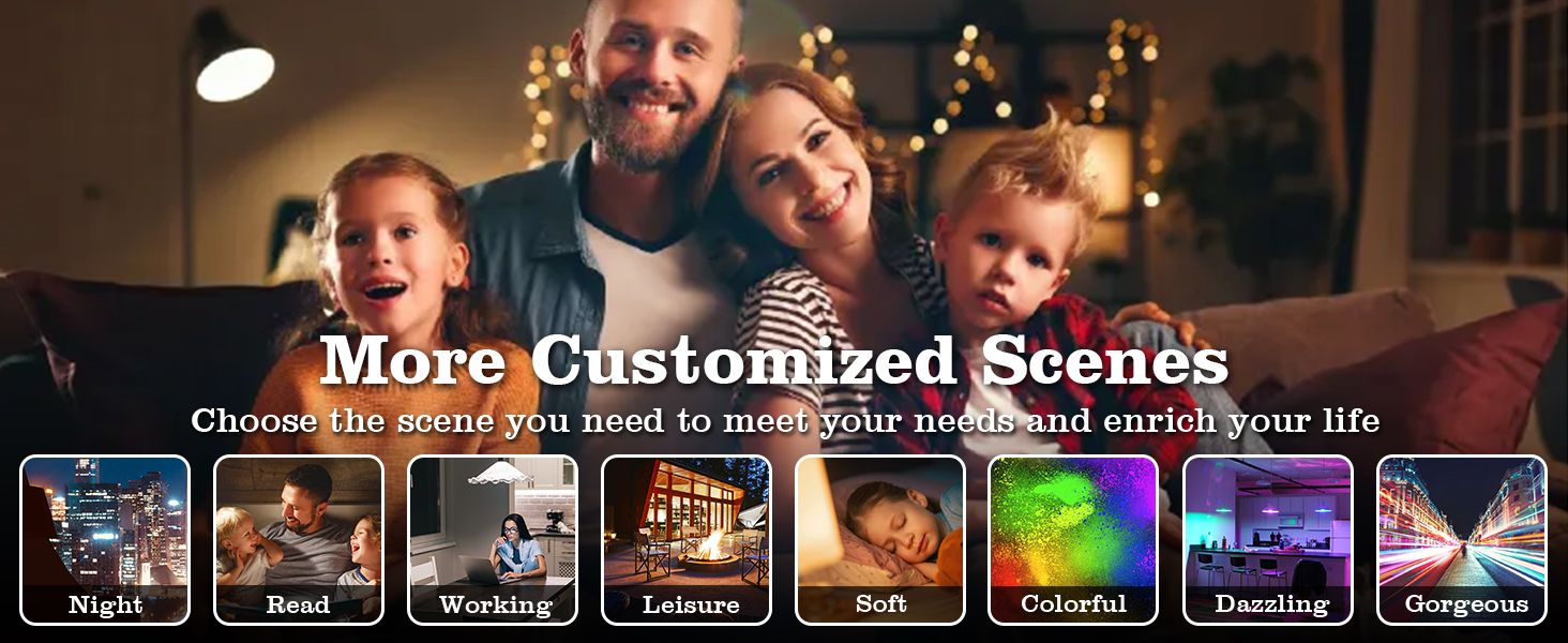 gu10 smart led light bulbs with more scenes