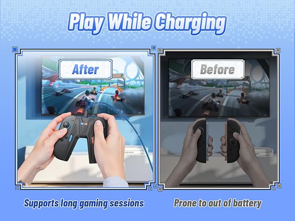 Switch 2 Play While Charging Comfort Grip