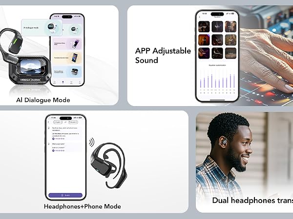 ai translation earbuds real time translator earbuds Headphones traductor translating earbuds