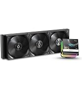Ocypus Sigma PRO L36 BK 360MM AIO Liquid CPU Cooler with 3.5" LCD Display | 640*480px,Floating AR...