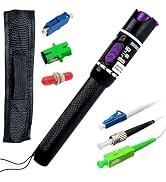 FiberShack - 30km VFL Fiber Optic Tester - Fiber Visual Fault Locator Fiber Optic with Aluminum B...