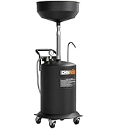 TrainBoy Waste Oil Drain Tank, 18.5 Gallon Oil Drain Container with Adjustable Funnel Height, Por...