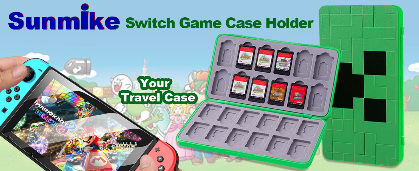 switch game case holder green