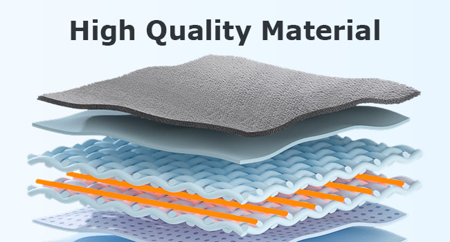 high quality material for the mattress
