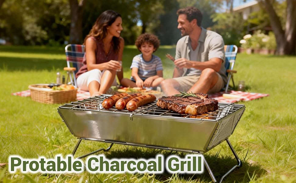 protable charcoal grill