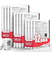 IDEATECH 12Pack Vacuum Storage Bags with Electric Pump, Jumbo Vacuum Seal Bags for Clothing, Bedd...