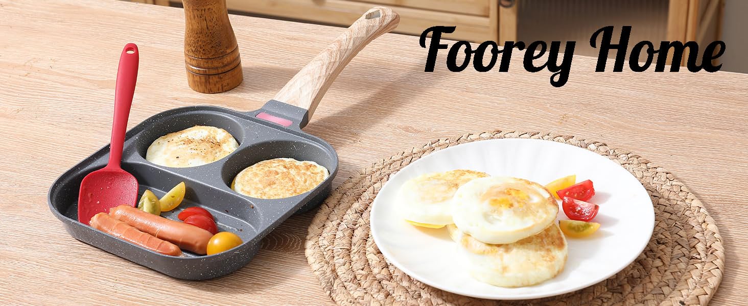 egg pan pancake pan foorey home egg pan divided grill pan egg pan 4 egg frying pan