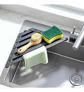 Volminex Sink Corner Drying Rack - Foldable Triangular Sink Sponge Holder, Dish Drying Rack Over ...