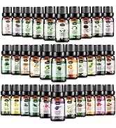 Essential Oils Set, Aromatherapy Essential Oil Kit for Diffuser, Humidifier, Massage, Skin Care (...