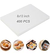 500pcs Parchment Paper Sheets, 8x12 Inch Pre cut Non-Stick Unbleached Parchment Sheets for Baking...