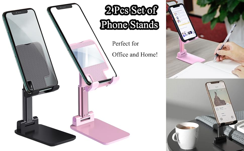 Phone stand pink black