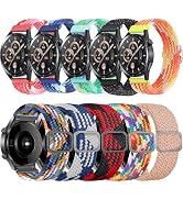 QHBAMD 10 Pack Elastic Bands Compatible for Samsung Galaxy Watch 7 6 5 4 40mm 44mm/Watch 6 4 Clas...