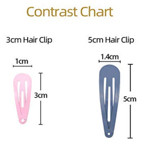 3cm hair clips, small hair clips