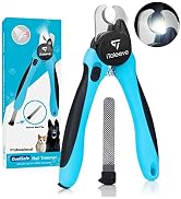 iToleeve LED Dog Nail Clipper with Light and Safety Guard, Illuminates Cats & Dogs Nails, Avoid O...