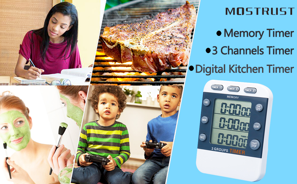 YS382 digital kitchen timer