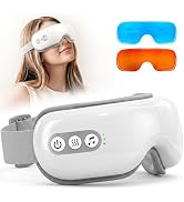 FORALES Eye Massager with Heat and Cooling, Heated Eye Mask for Dry Eyes & Sleep, Cooling Gel Mas...