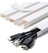 Cord Hider, 58in Cable Hider, Cord Covers for Wires on Wall, Paintable Cable Cover Raceway, Wire ...