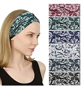 IVARYSS Headbands for Women Non-Slip, Twist Knotted Stretchy Hair Bands Yoga Running Workout Fash...