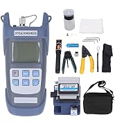 Fiber Optic Termination Tool Kit Fiber Cold Connecting Tool Set with Optical Power Meter Wire Str...