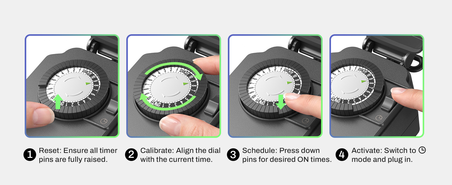 timer plug outlet
