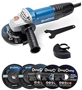 DongCheng Angle Grinder 4-1/2 inch 6.7-Amp Paddle Switch Cut off Tool 11800RPM Electric Grinder P...
