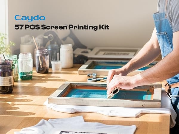 Caydo 57PCS Screen Printing Kit