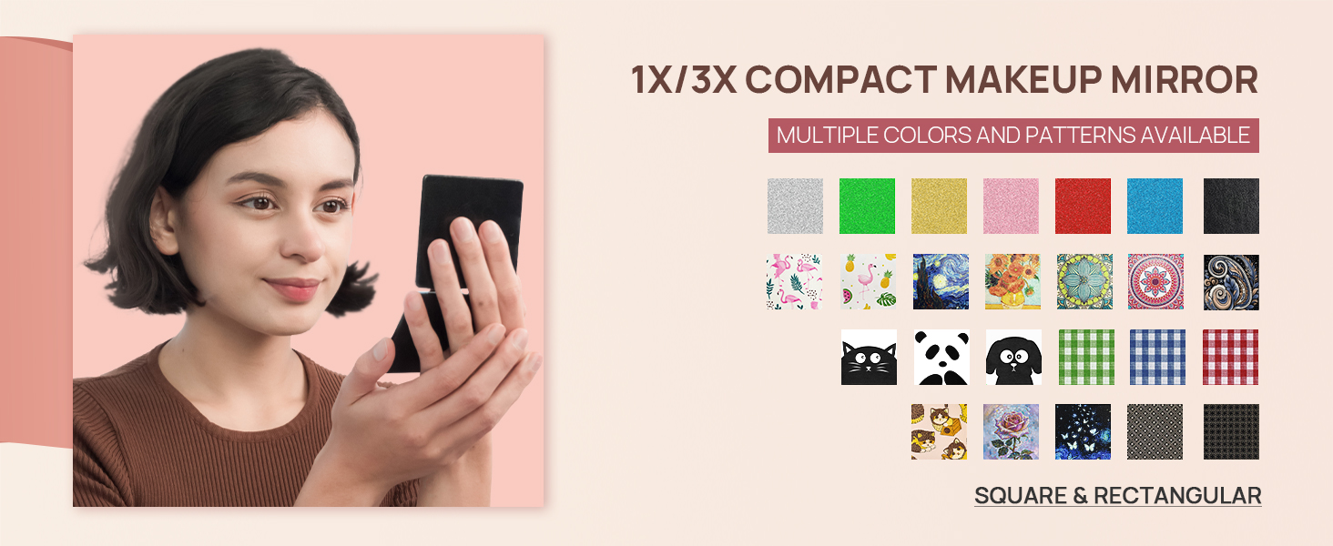 compact mirror with magnification