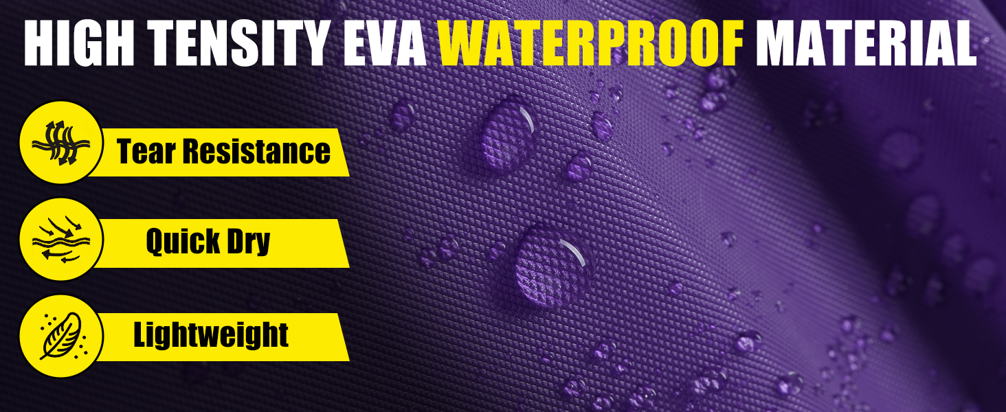 Reusable EVA Raincoats Rain Poncho for Adults