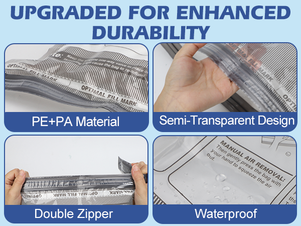 travel vacuum bags with pump
