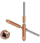K1C Nozzles 2 Pack Quick-Swap Nozzle Kit,High Speed Tri-Metal Steel-Tipped Copper and Titanium Al...