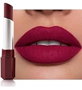 HHLTOH Dark Red Matte Lipstick - Lip Crayon & Face Paint Stick for Women, Smooth Pigmented Everyd...