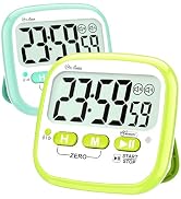 Antonki 2 Pack Timer, Classroom Timer for Kids, Timer for Teacher, Kitchen Timers, Digital Timer ...