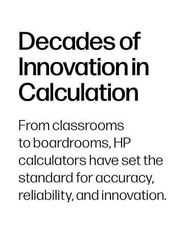 HP Calculator Brand Story, confidence in every calculation