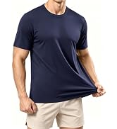 Dry Fit Shirts for Men Athletic Mesh Short Sleeve Workout Lightweight Tees | ADOREJOY Lightweight...