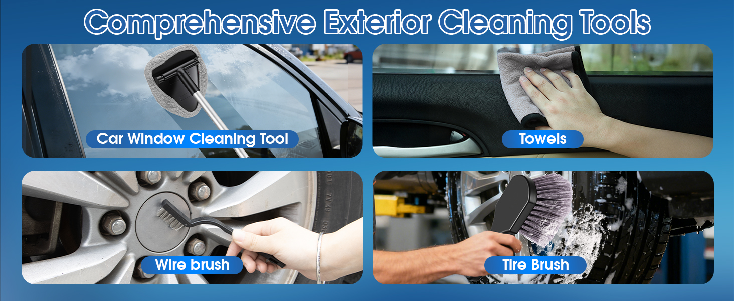 comprehensive exterior cleaning tool