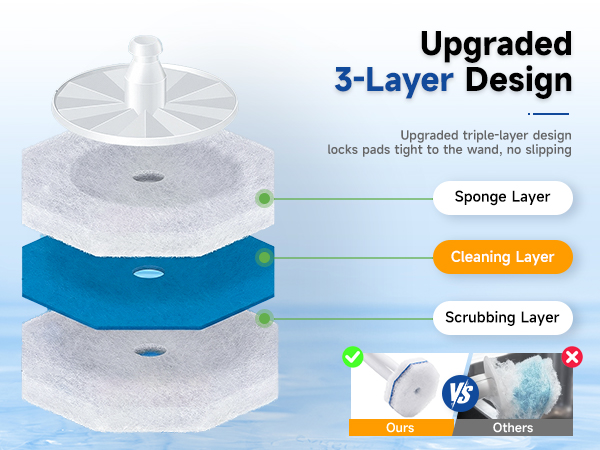 toilet cleaner refill pads