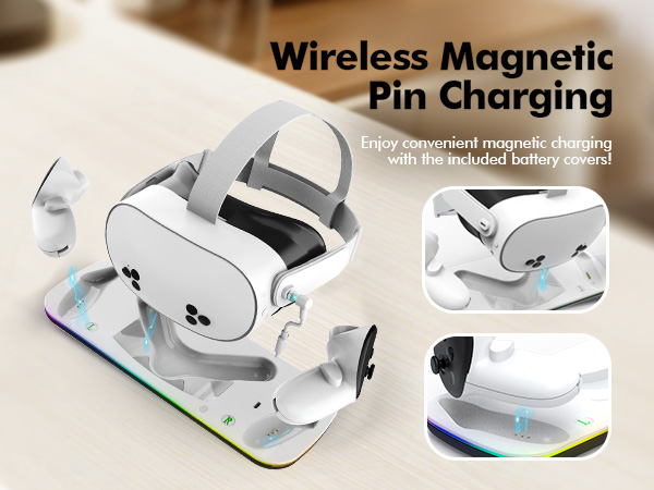 Charging Dock Compatible with Meta Oculus Quest 3/3S